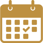 Calendar symbol representing events and community activities at Krans